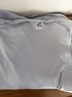 The Ollie Kids Light Gray Swaddle Blanket